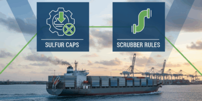 Professional featured image for maritime/shipping article: Understanding MARPOL Sulfur Caps and Scru