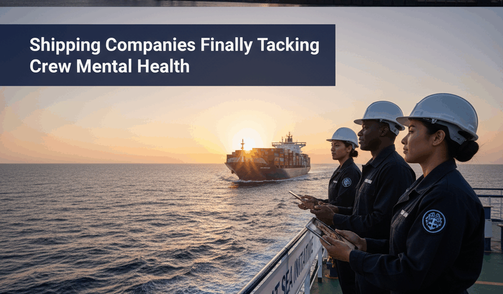 Professional featured image for maritime/shipping article: Shipping Companies Finally Tackling Crew 