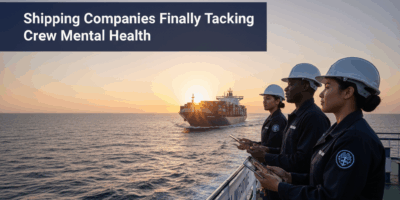 Professional featured image for maritime/shipping article: Shipping Companies Finally Tackling Crew
