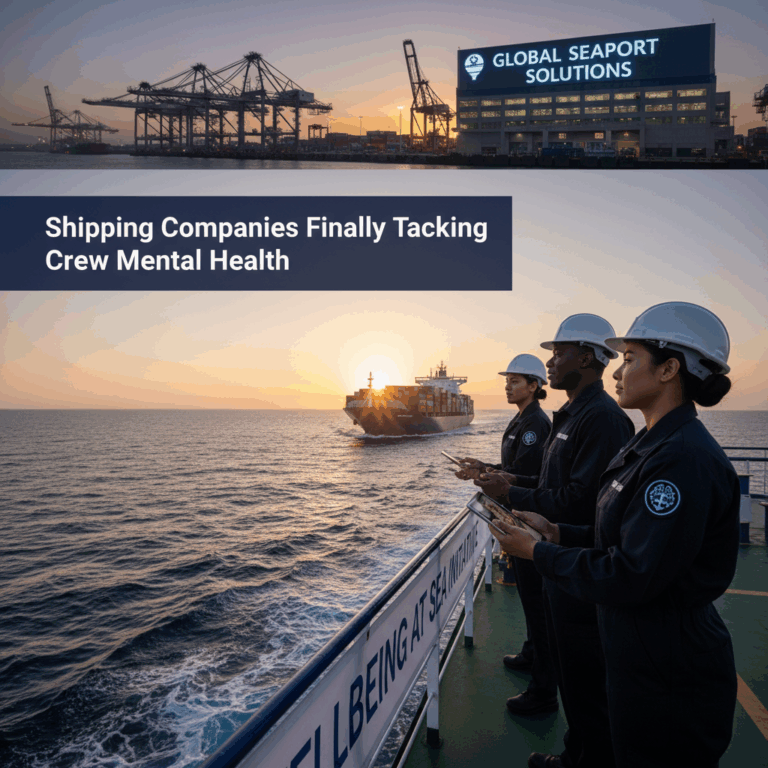Professional featured image for maritime/shipping article: Shipping Companies Finally Tackling Crew