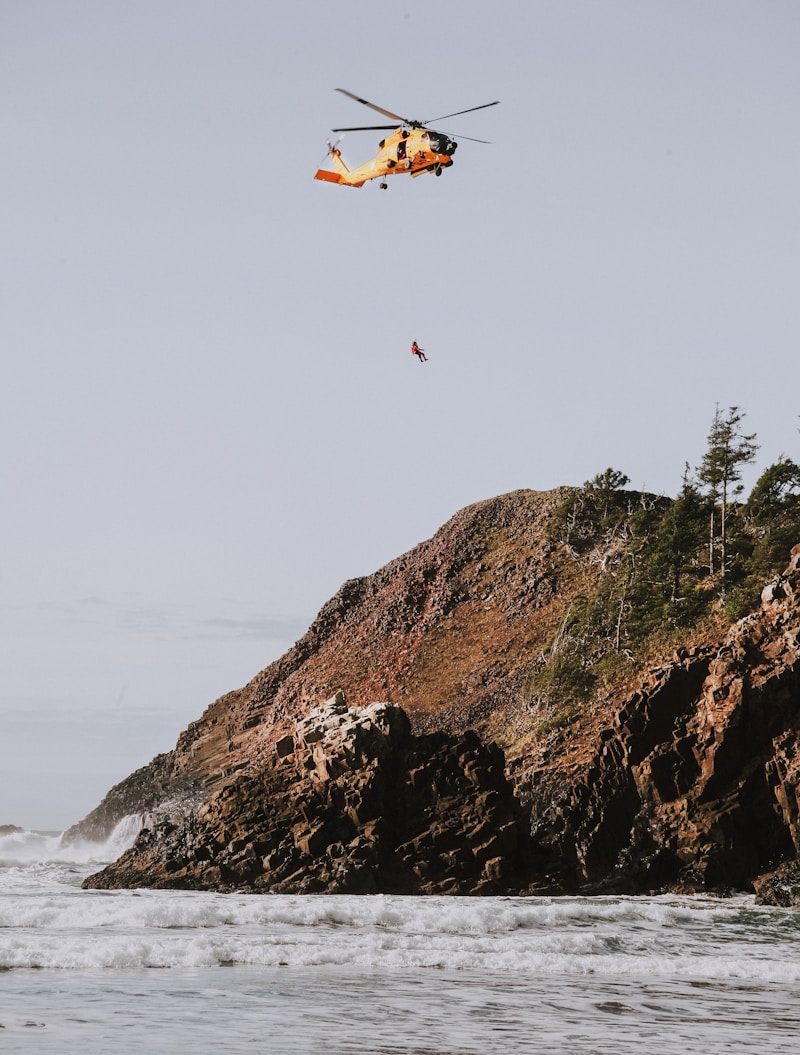 Coast Guard rescue helicopter