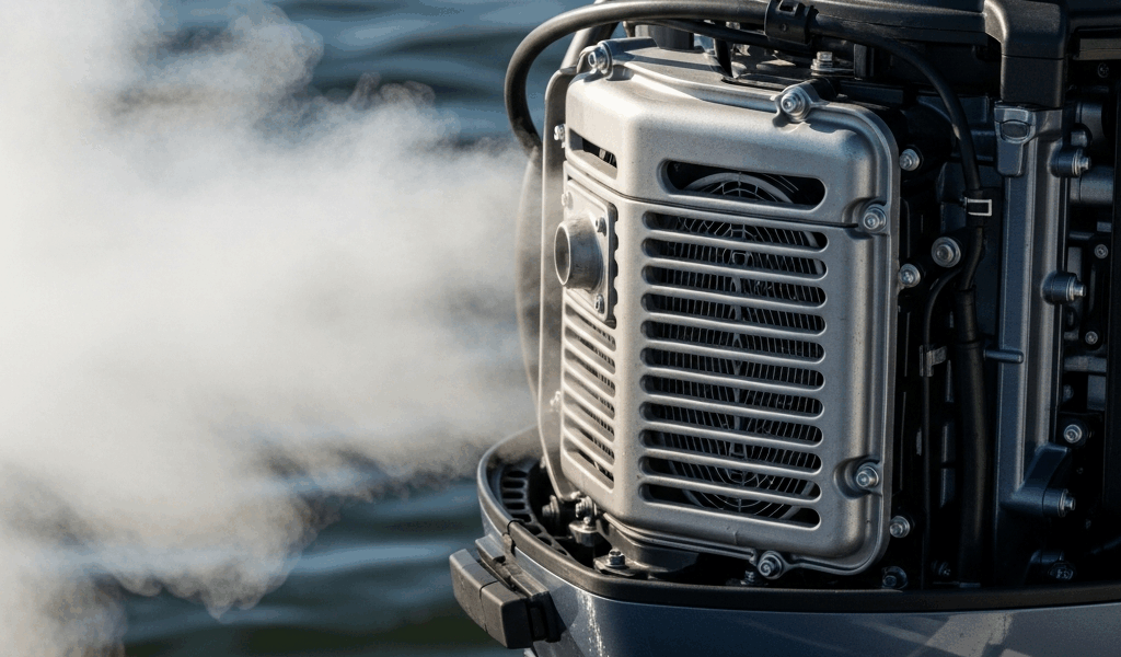 Outboard Motor Smoking White or Blue What It Means