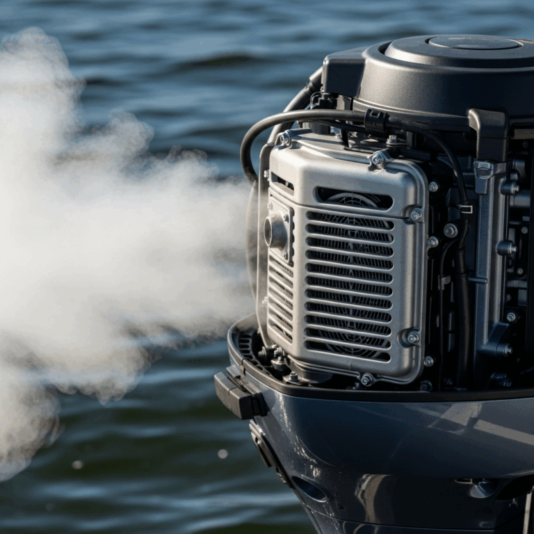 Outboard Motor Smoking White or Blue What It Means