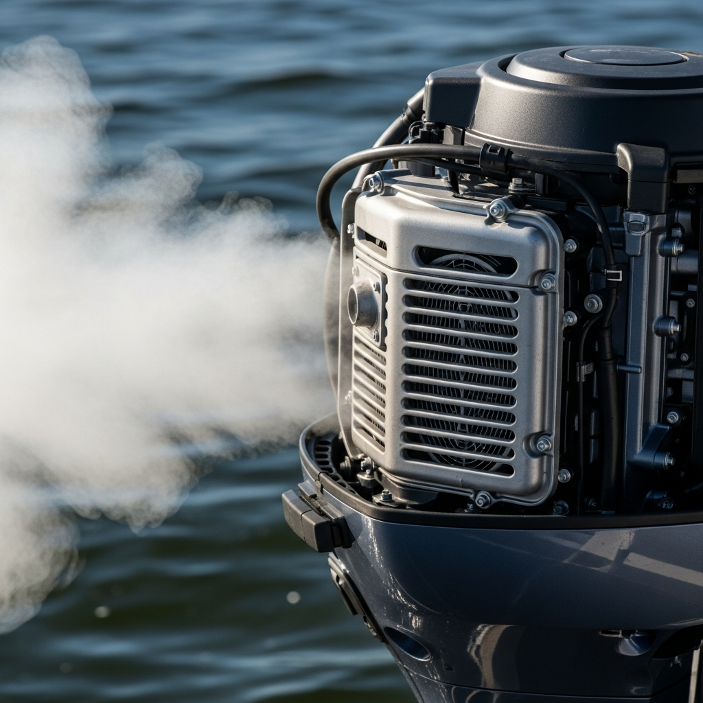 Outboard Motor Smoking White or Blue What It Means