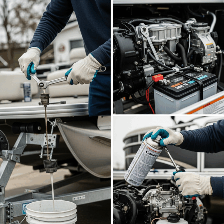 Professional photograph related to: Pontoon Boat Winterization Checklist — Every Step Before Storage