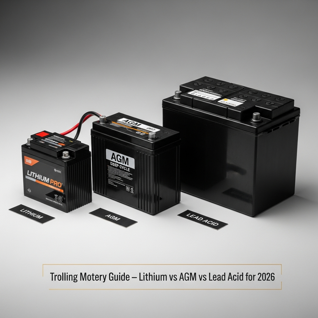 Trolling Motor Battery Guide — Lithium vs AGM vs Lead Acid for 2026
